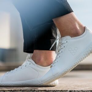 Vivo Barefoot Bright White Geo Court 3 Sneakers